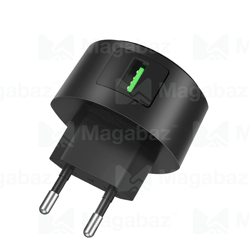 УЗУ блок-сеть_выход USB 3000 mA_HOCO_C68A_черный