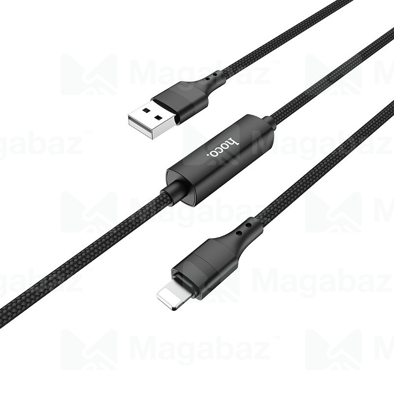 USB-кабель_Apple-- Lightning_HOCO_S13_в переплете_дисплей_черный_1,2м