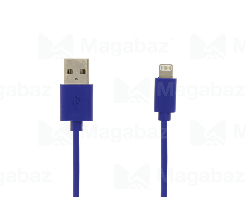 USB-кабель_Apple-- Lightning_Red Line_синий_1м