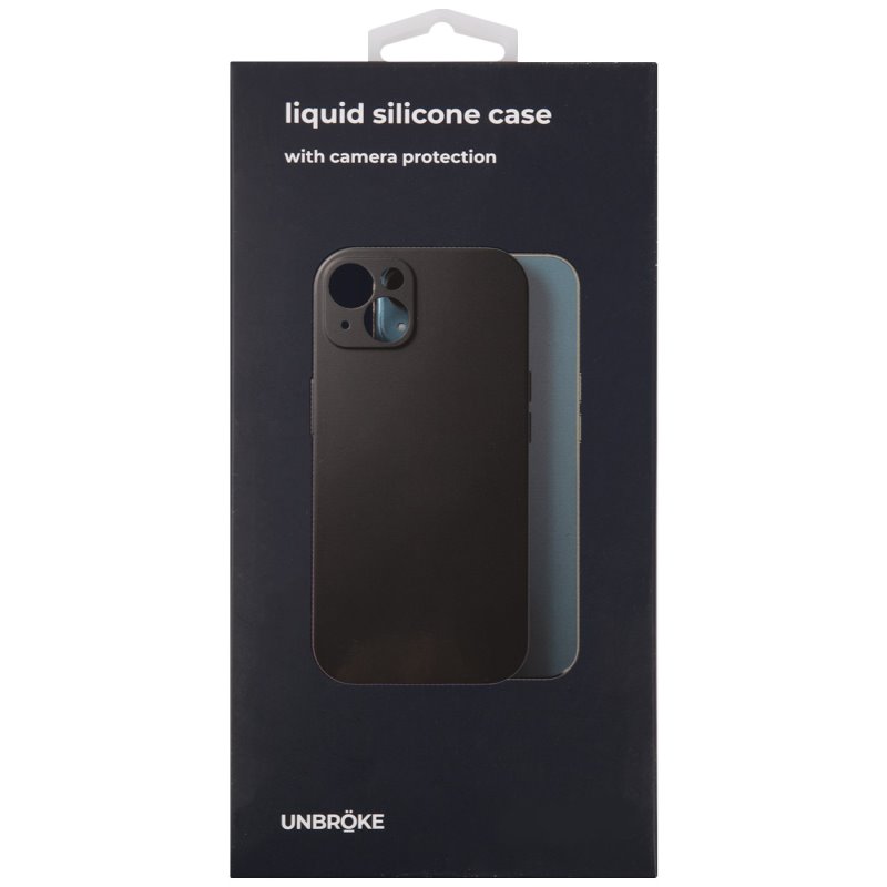 Накладка для_Apple-- iPhone 13 mini_1.0034_TPU_UNBRÖKE_с ЗАЩИТОЙ КАМЕРЫ_черный