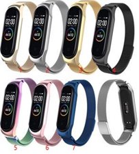 Браслет на руку для_Xiaomi-- Mi Band 4 * Mi Band 3_No Name_металлический_Вид №4_серебристый_2