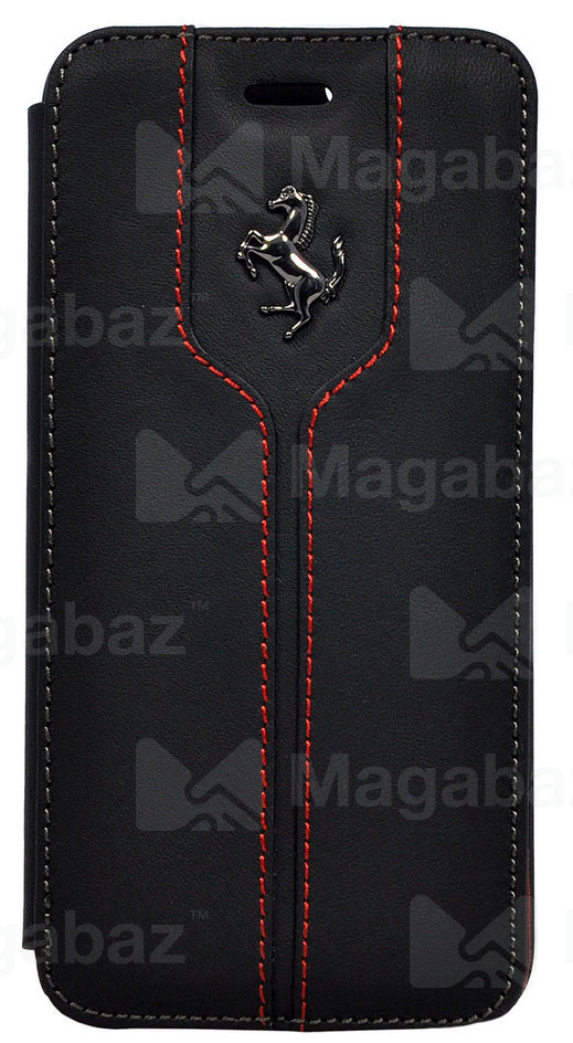 Чехол-книжка для_Apple-- iPhone 6 * 6s_1.310_CG - mobile_Ferrari_Montecarlo Booktype_черный