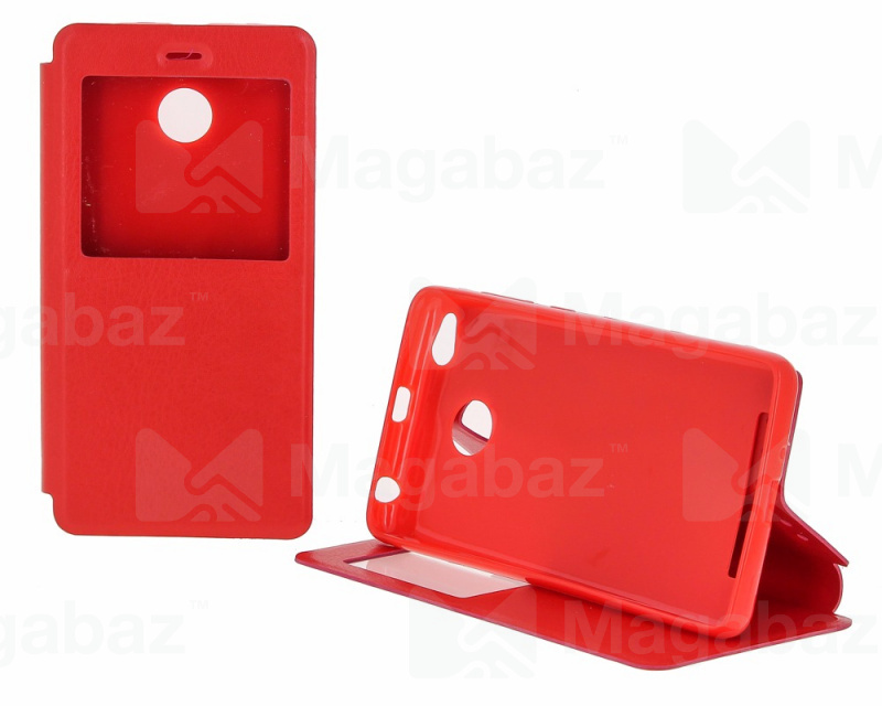 Чехол-книжка для_Samsung-- S7 Edge/SM-G935F/SM-G9358_1.320_Book Case New_Time_красный_тех.пак.