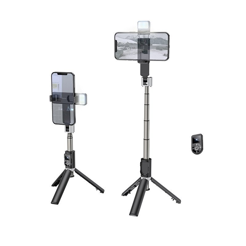 Монопод для селфи_HOCO_K16_Bluetooth_чёрный