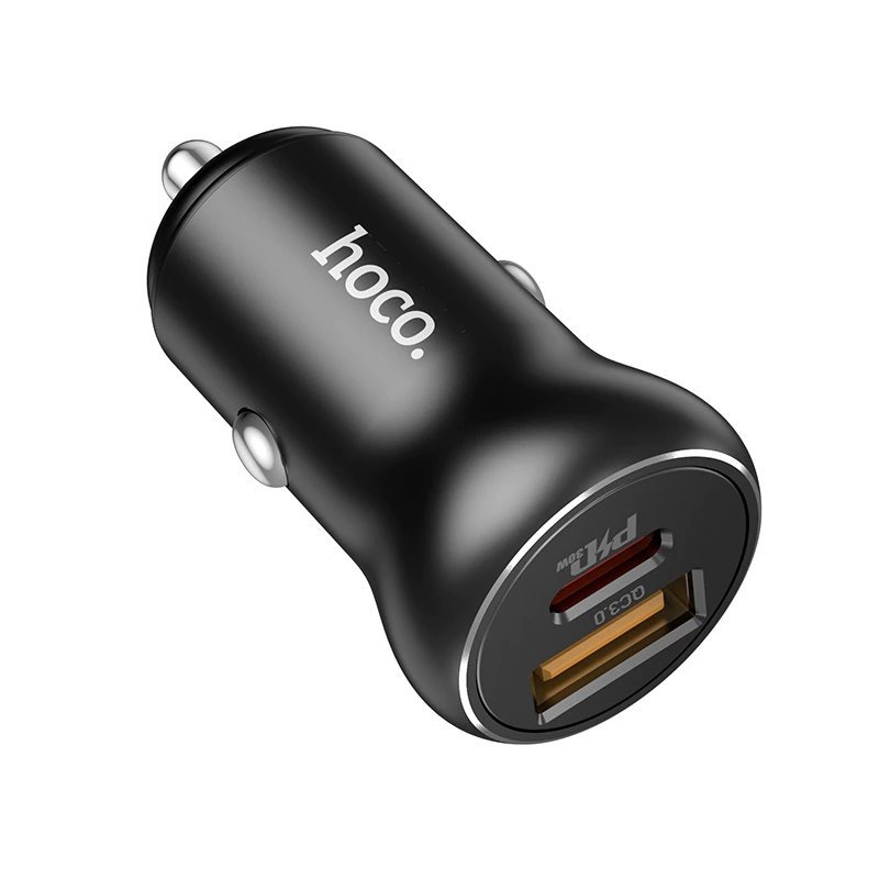 УЗУ_Блок авто_выходы USB Type C 3000 mA/USB 4500 mA_HOCO_NZ5_черный