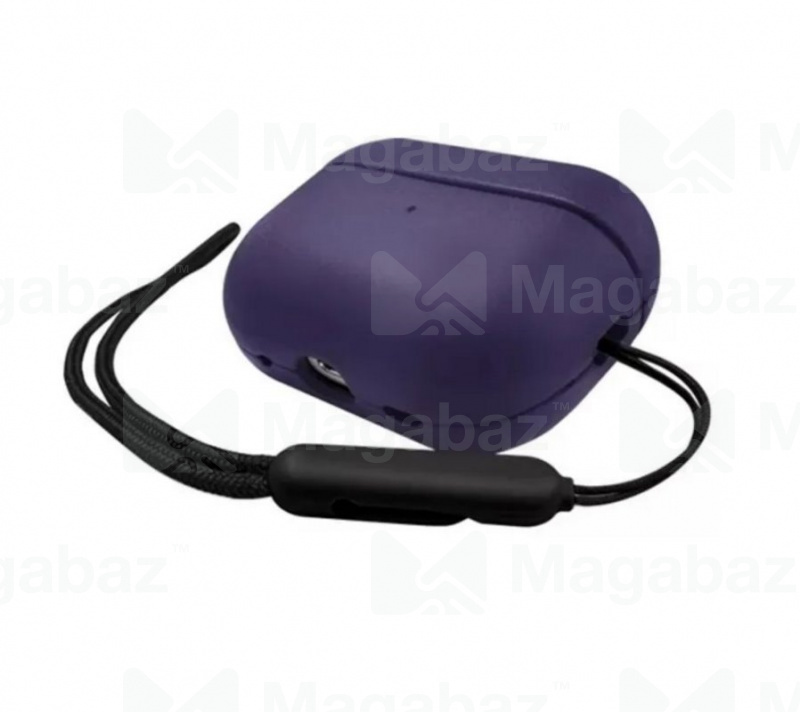 Чехол для наушников_1.059_Apple-- AirPods PRO 2_Kzdoo * K-Doo_Luxcraft_PC + PU leather_deep purple