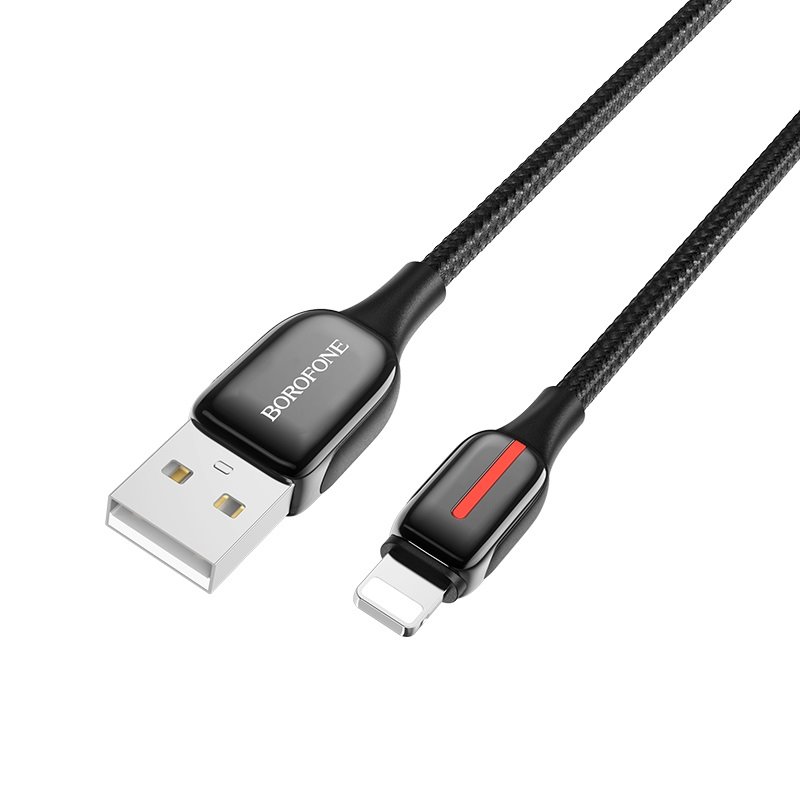 USB-кабель_Apple-- Lightning_Borofone_BU14_в переплете_черный_1,2м