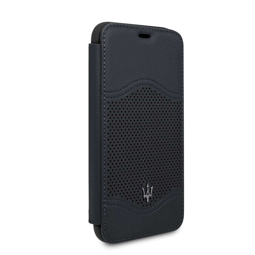 Чехол-книжка для_Apple-- iPhone Xs * X_1.310_CG - mobile_Maserati_с визитницей_Granlusso tradition B