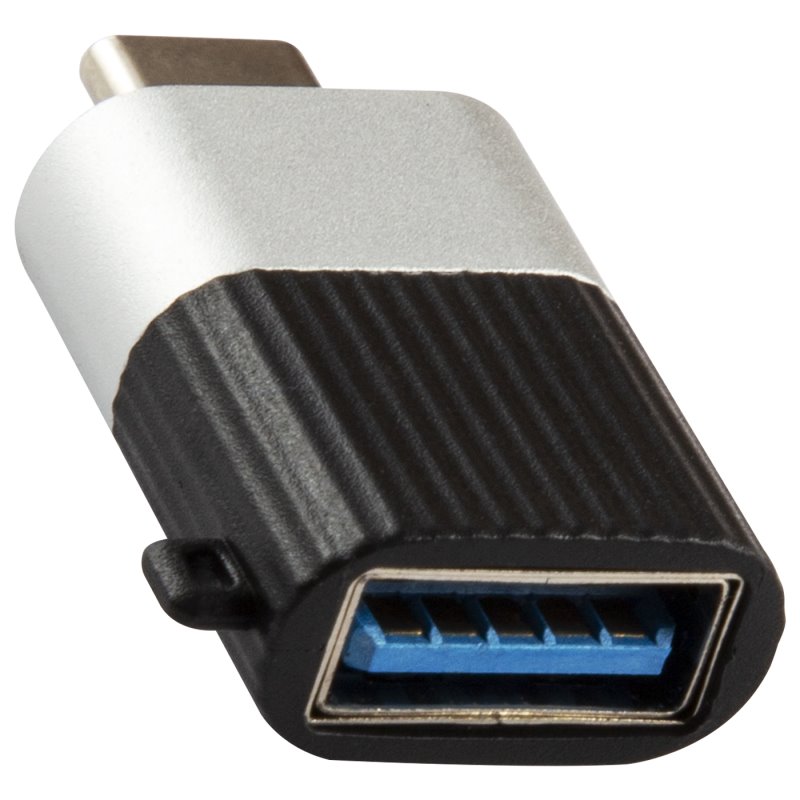 Переходник_USB - Type C_Red Line_до 3А_черный-серебристо
