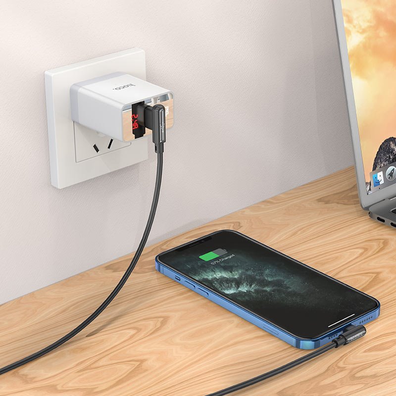 USB-кабель_Apple-- Lightning_Borofone_BX58_TPU_черный_1м