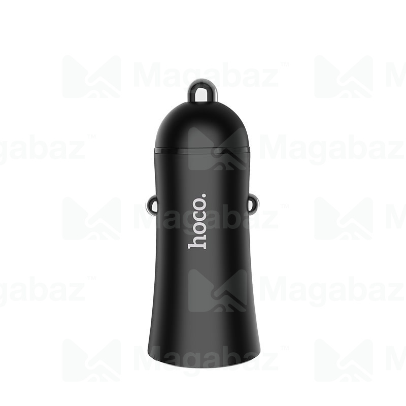 УЗУ_Блок авто_выходы USB 3100 mA/USB 3100 mA_HOCO_Z30A_черный