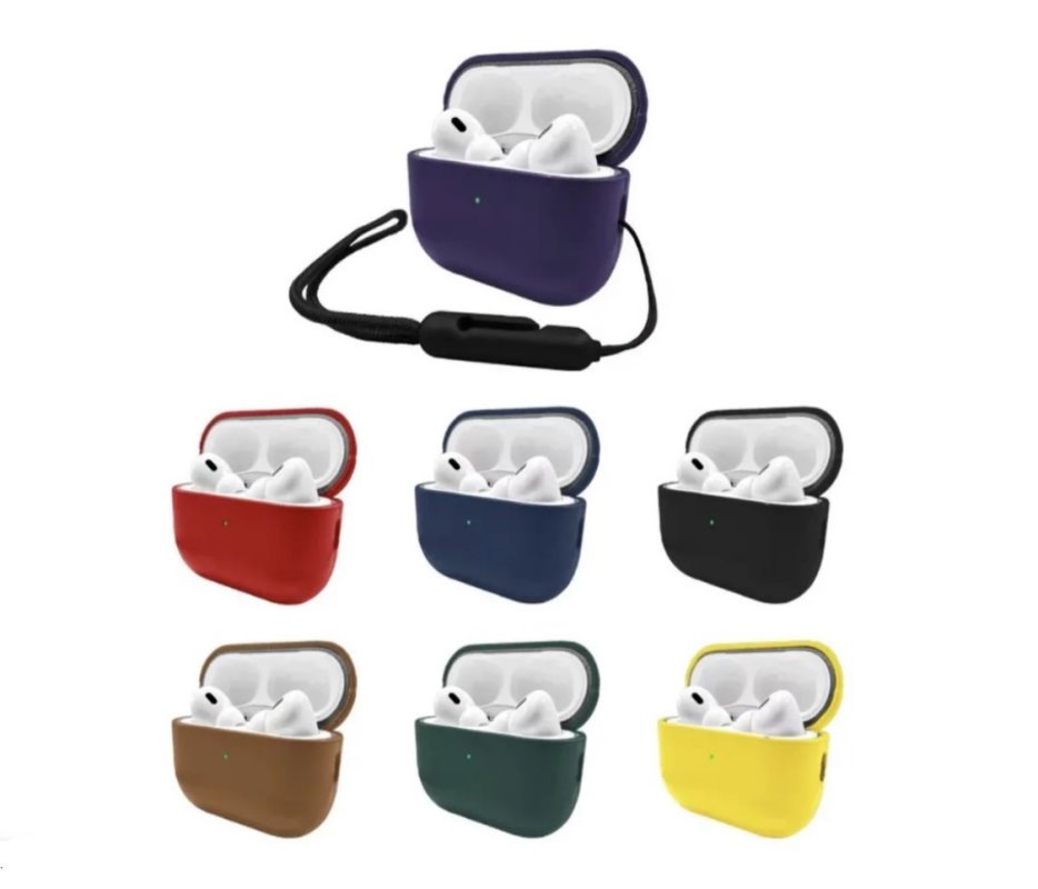 Чехол для наушников_1.059_Apple-- AirPods PRO 2_Kzdoo * K-Doo_Luxcraft_PC + PU leather_red