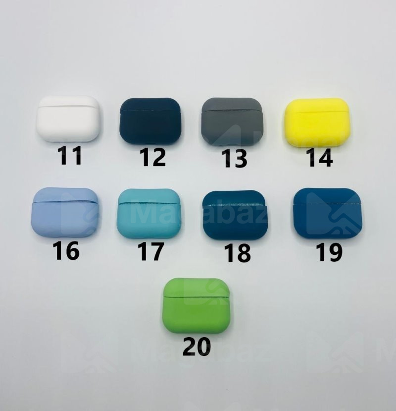 Чехол для наушников_Apple-- AirPods * AirPods 2_Silicone Case_TPU_фиолетовый-светло_16