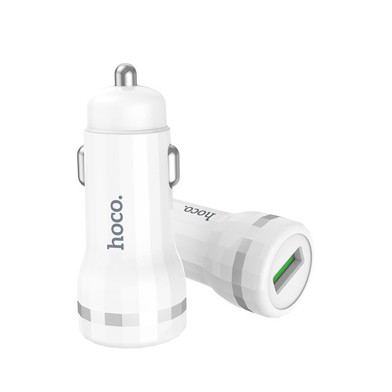 УЗУ_Блок авто_выход USB 2400 mA_HOCO_Z27A_белый