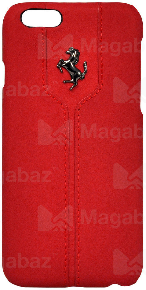Накладка для_Apple-- iPhone 6 * 6s_1.020_CG - mobile_Ferrari_Leather_Montecarlo Hard_красная