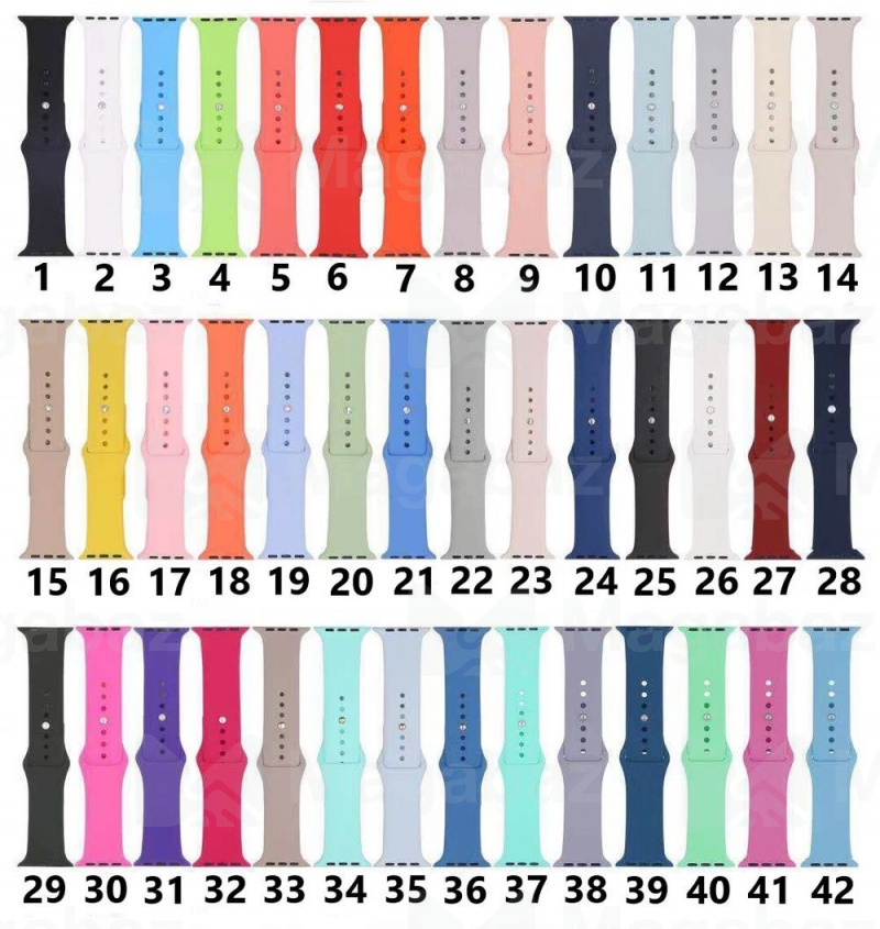 Ремешок на руку для_Apple-- WATCH S3 (42 mm) *  S4 (44 mm) *  S5 (44 mm) * S6 (44 mm) * SE (44 mm)_N