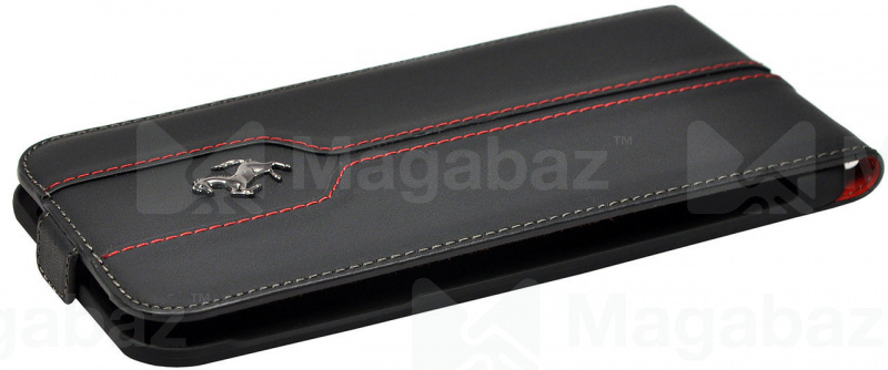 Чехол-книжка для_Apple-- iPhone 6 Plus * 6s Plus_1.310_CG - mobile_Ferrari_Montecarlo Flip_черный